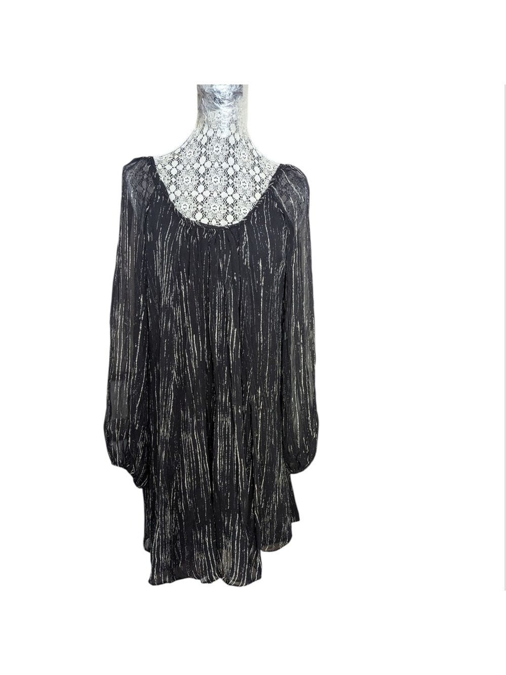 TRACY REESE Baby Doll Tunic Silk Dress